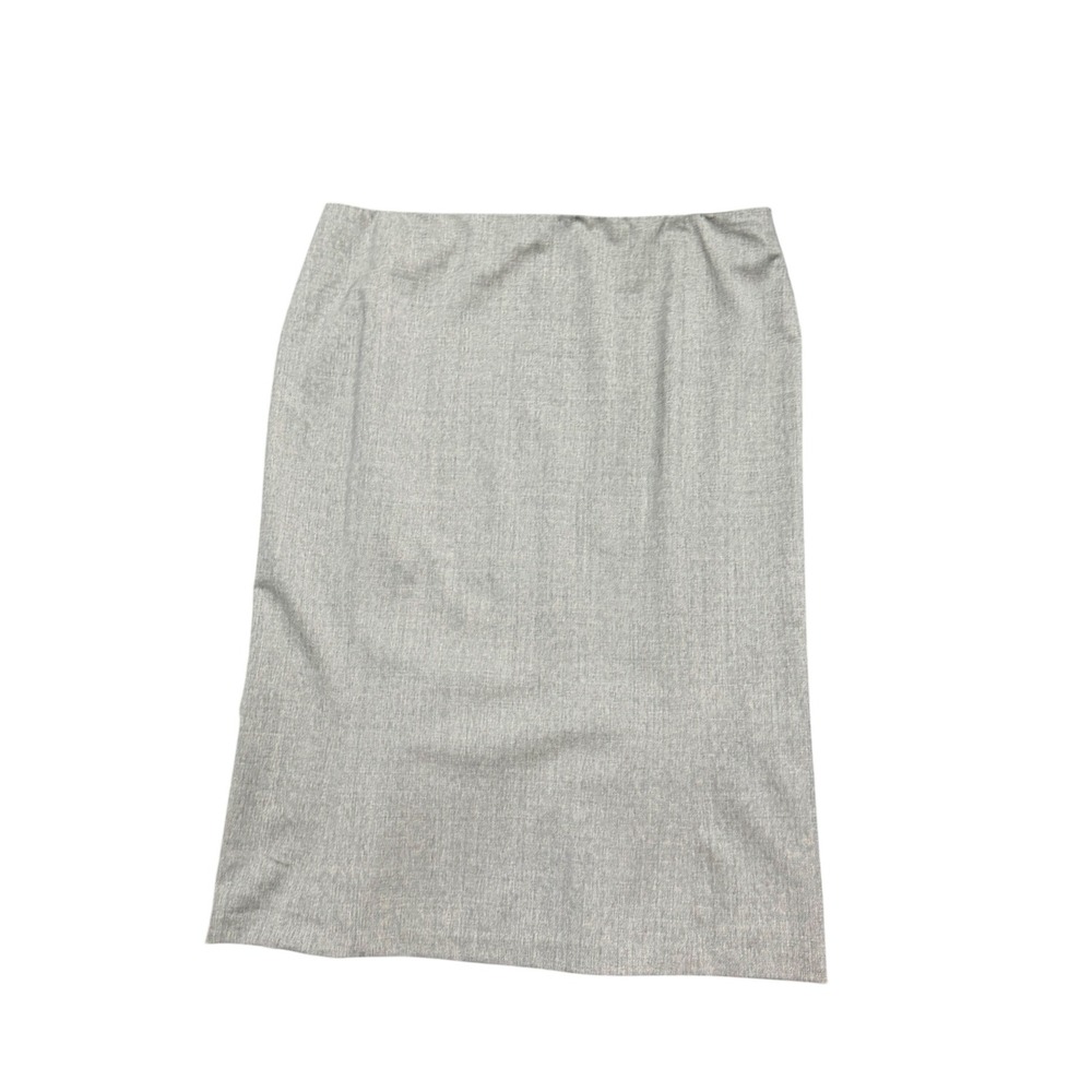 NWT Lauren Ralph Lauren Skirt Randolph Grey Wool Blend Midi 16 Classic